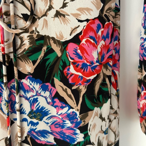 Long Floral Wrap Dress - Picture 4 of 5